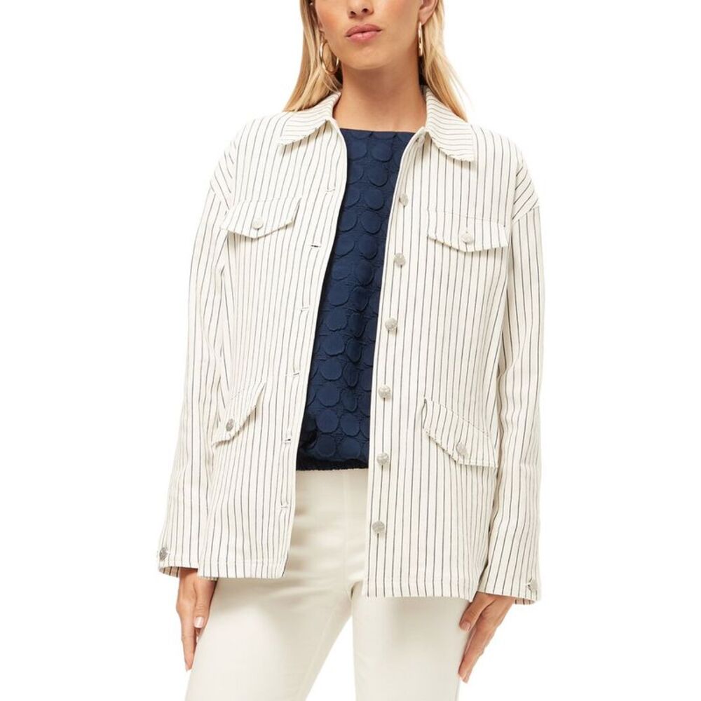 Trina Turk Womens  The Game Jacket, White